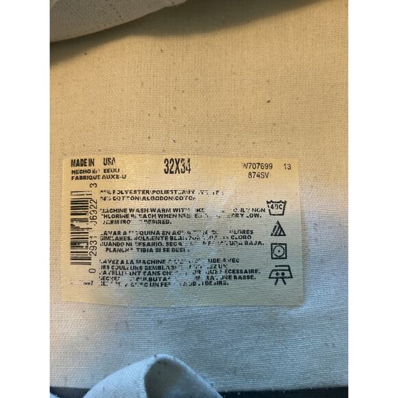 GUC Dickies Tan Work Pants Pockets Zipper Size 32 x 34 - Picture 4 of 5